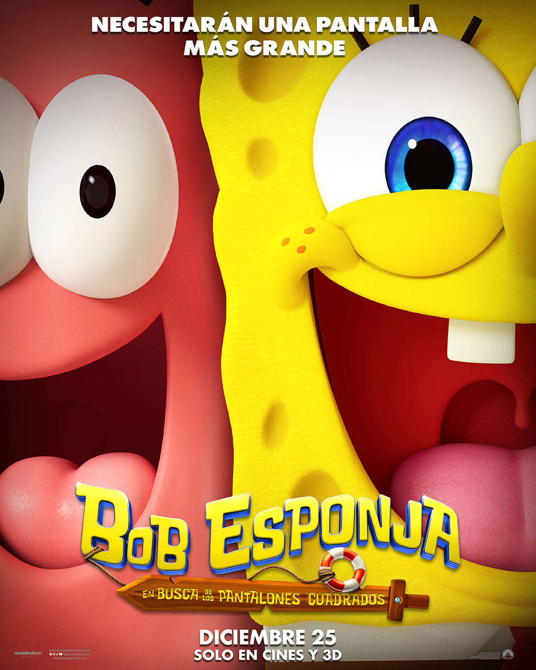 Bob Esponja, el ícono de las caricaturas regresa a la pantalla grande.