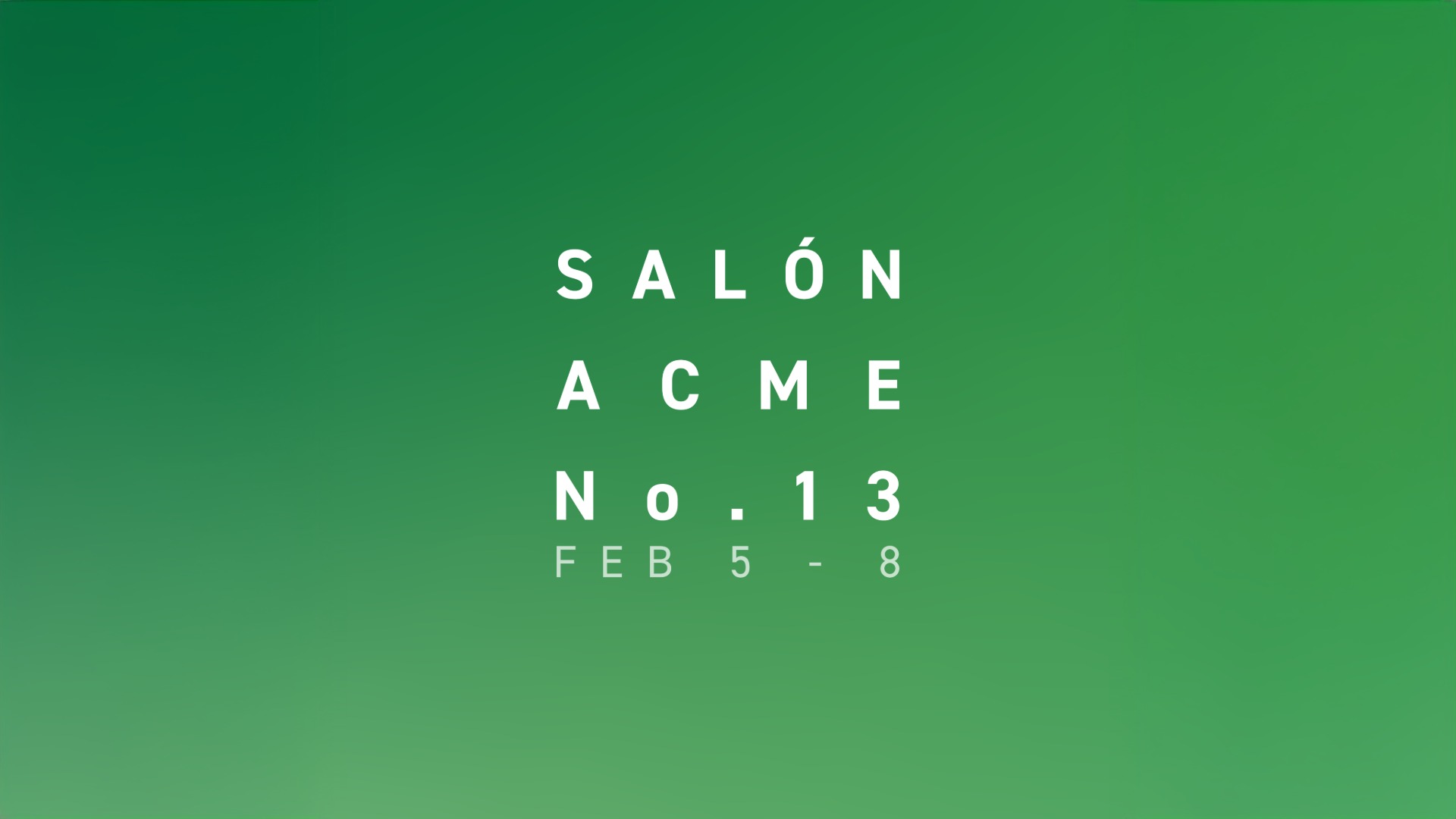 Salón ACME 13: El epicentro del arte emergente en 2026