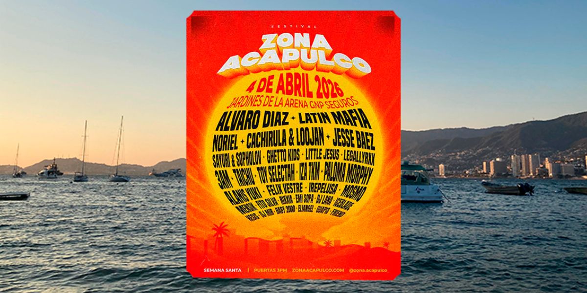¡Fiesta, sol y baile! Así será la Zona Acapulco, el nuevo festival de música